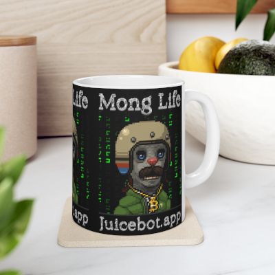 Crypto Coffee Mug handle right