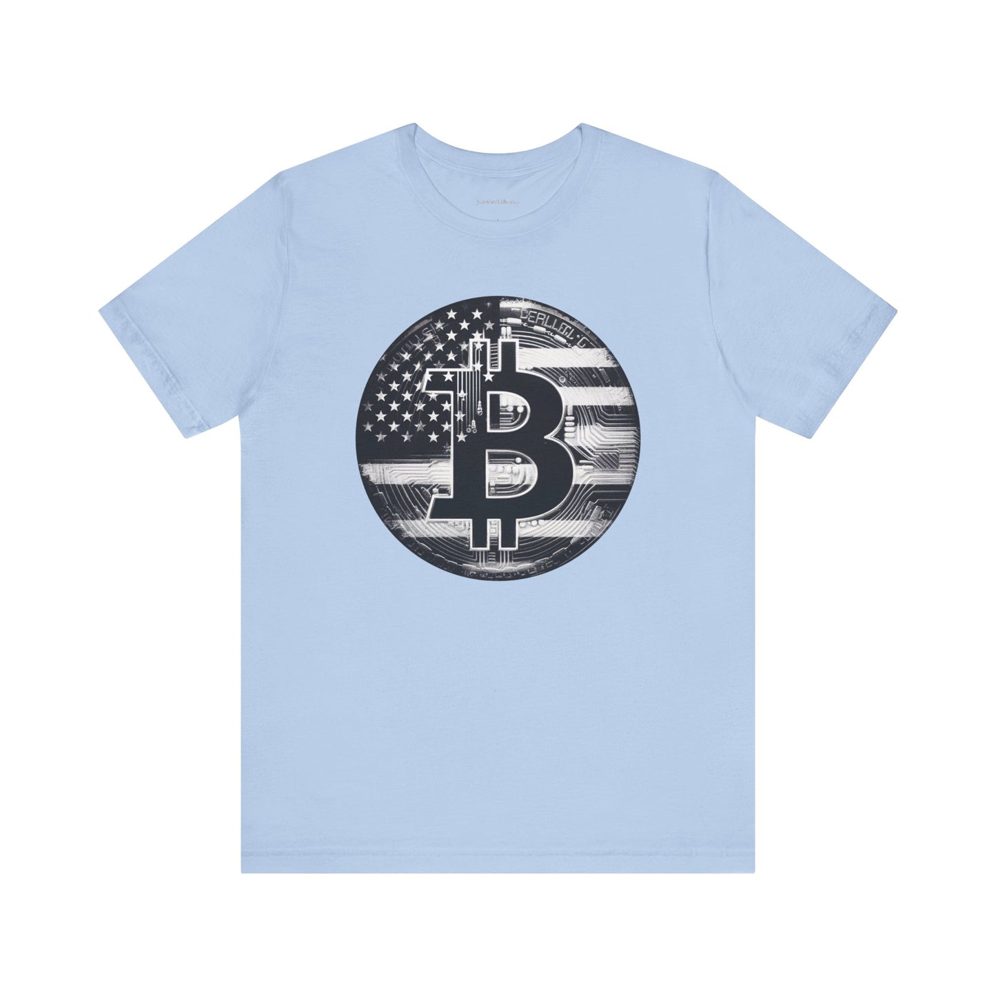 Crypto T-Shirt - Custom Bitcoin (BTC) Flag