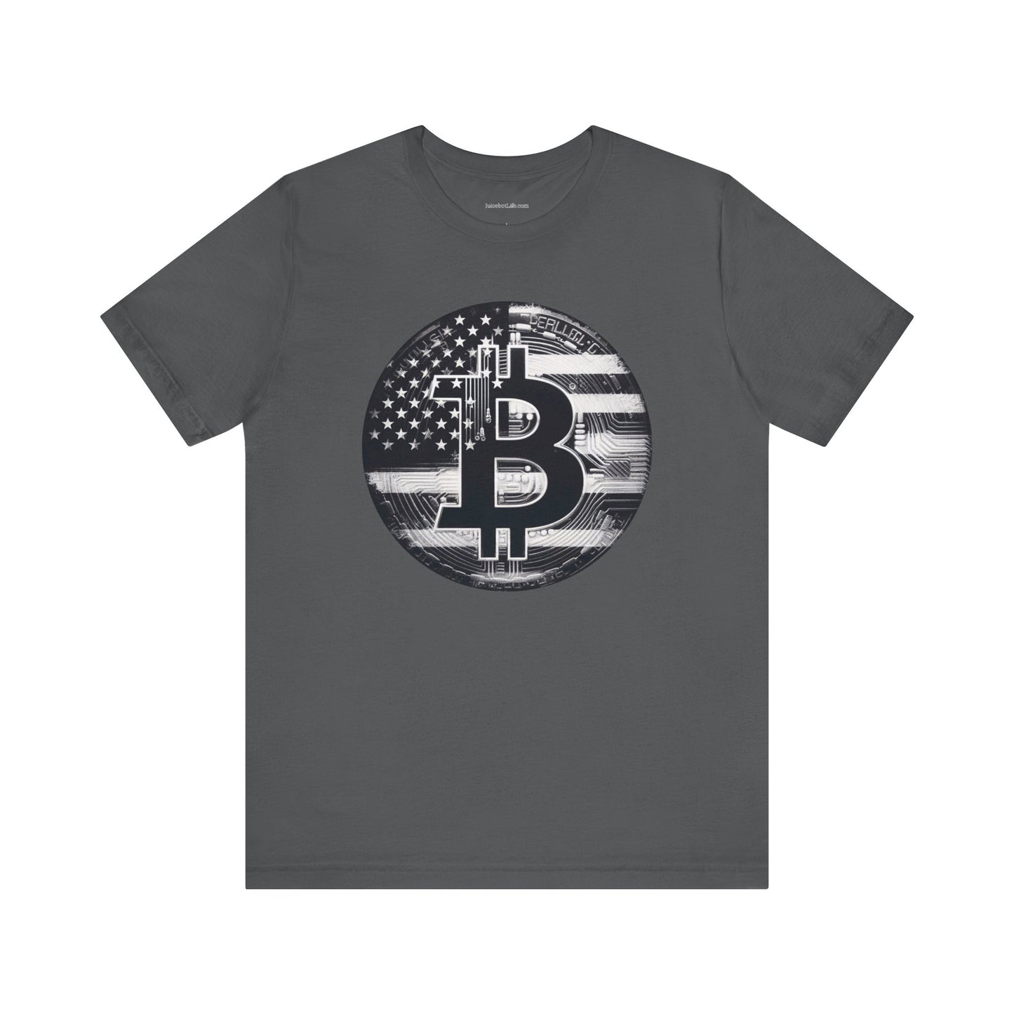 Crypto T-Shirt - Custom Bitcoin (BTC) Flag