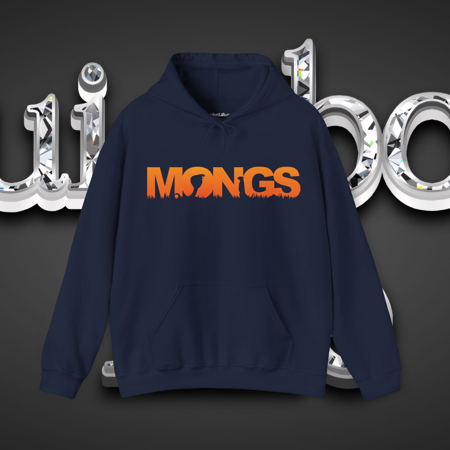 Crypto Hoodie - Mong Retro Logo