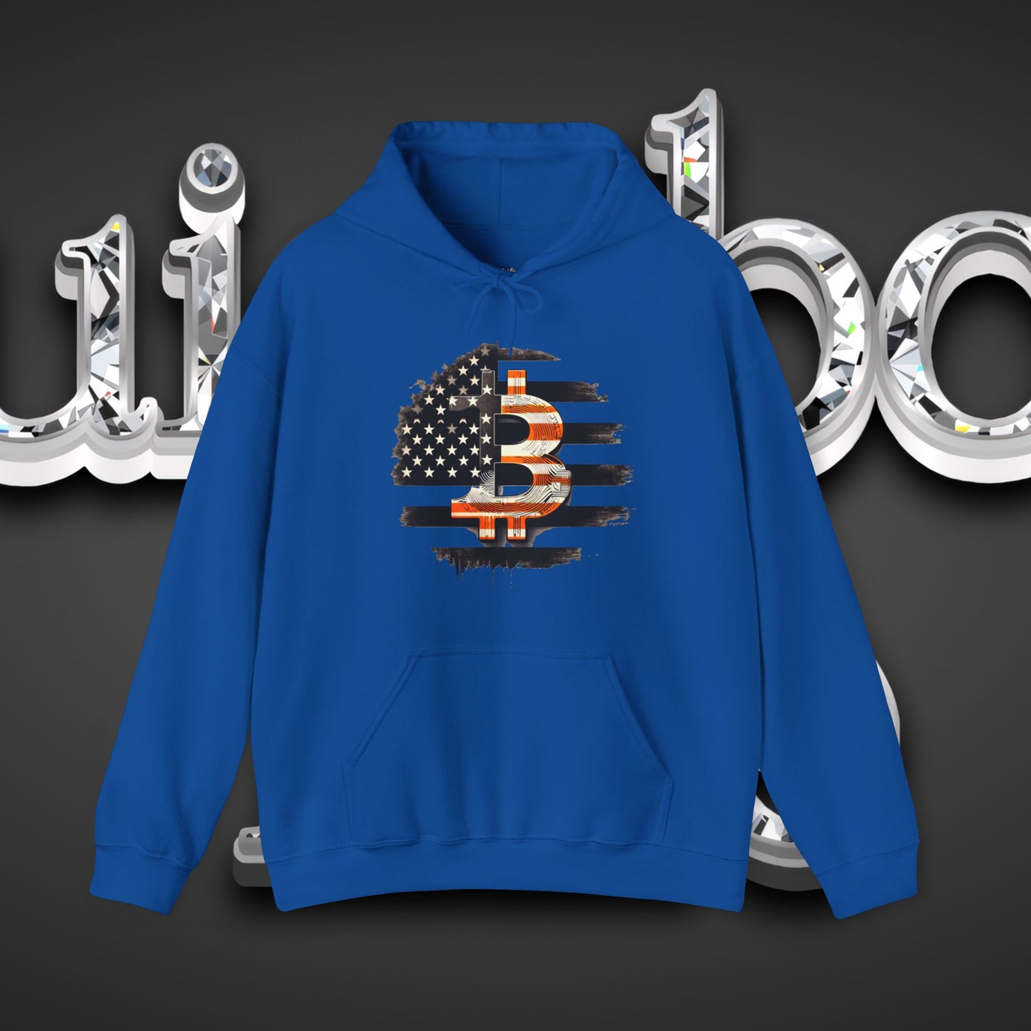 Crypto Hoodie - Custom Bitcoin Flag Color