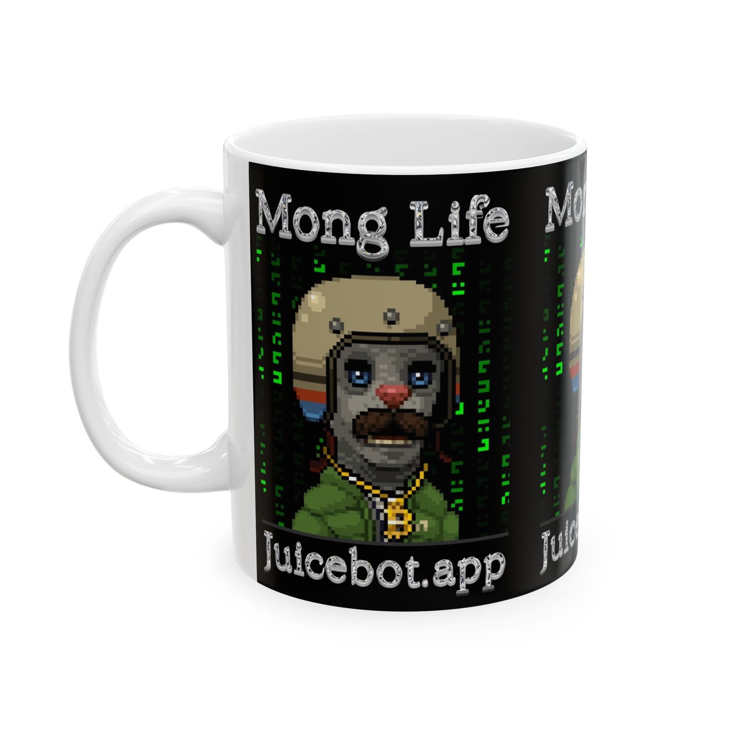 Juicebot Life Ceramic Mug, (11oz, 15oz)