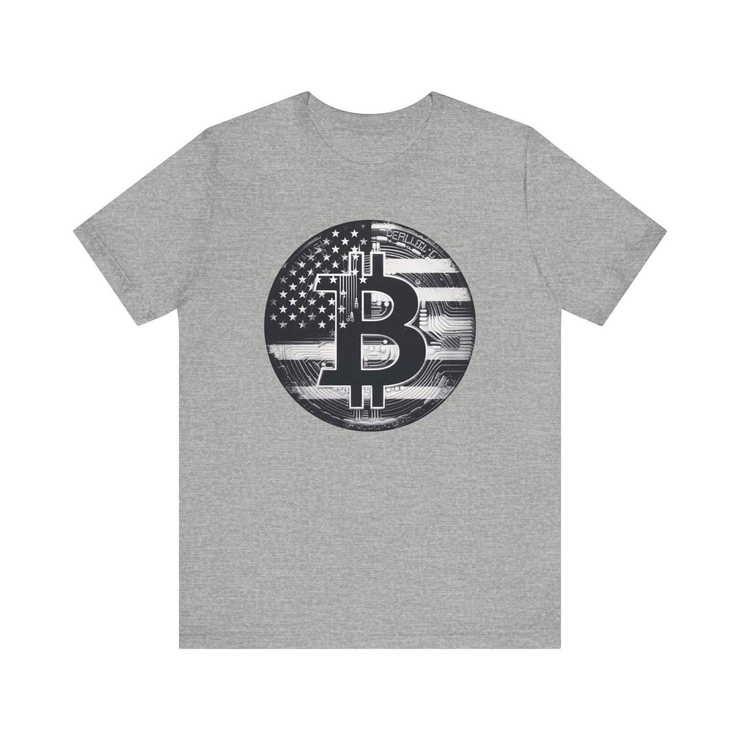 Crypto T-Shirt - Custom Bitcoin (BTC) Flag