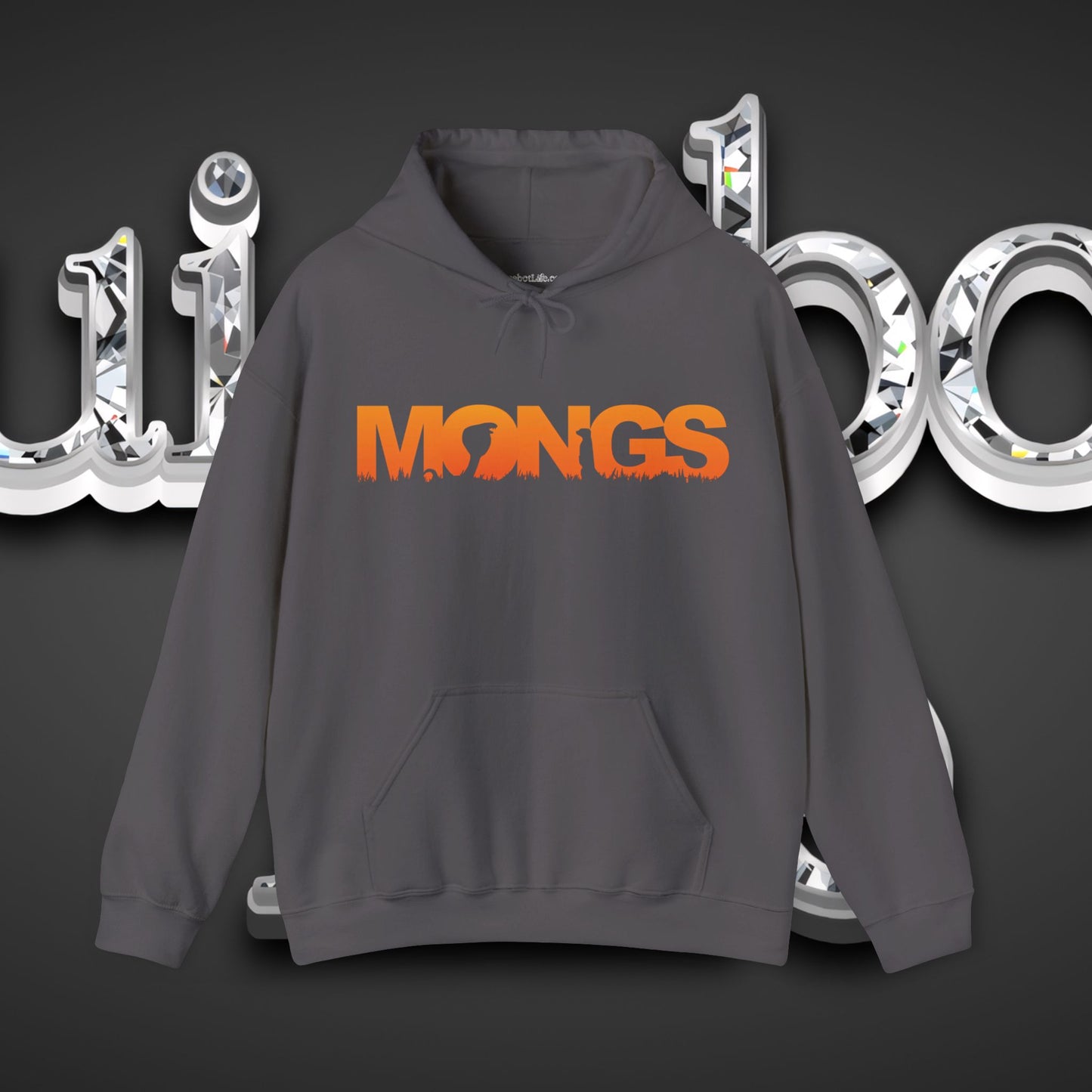 Crypto Hoodie - Mong Retro Logo